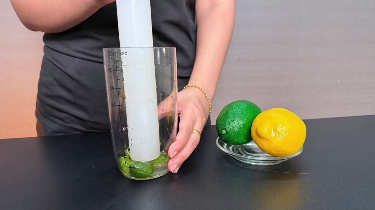 Chày giã chanh nhựa PP phù hợp quán cà phê nhỏ, cocktail bar.