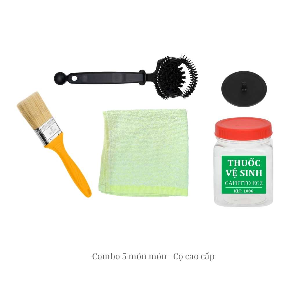 Combo dụng cụ vệ sinh khử cặn máy pha cafe - Ảnh 5