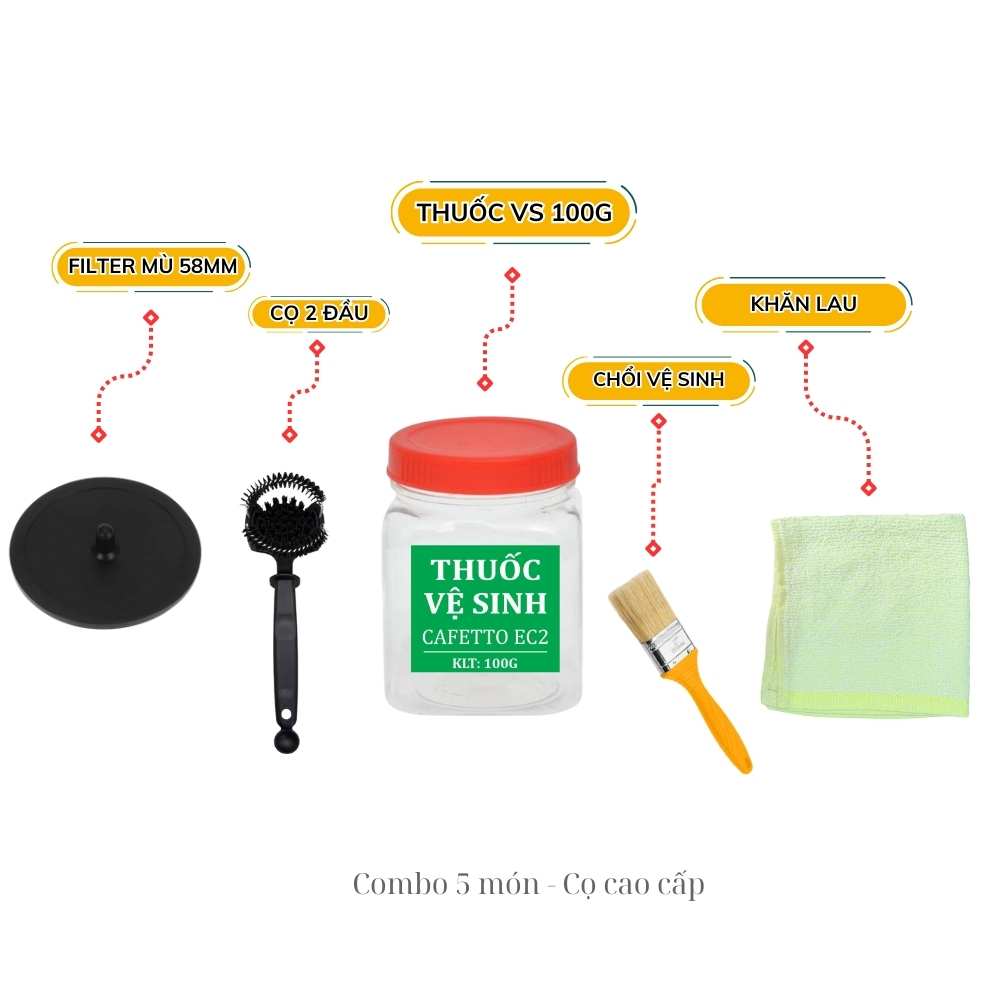 Combo có cọ cao cấp