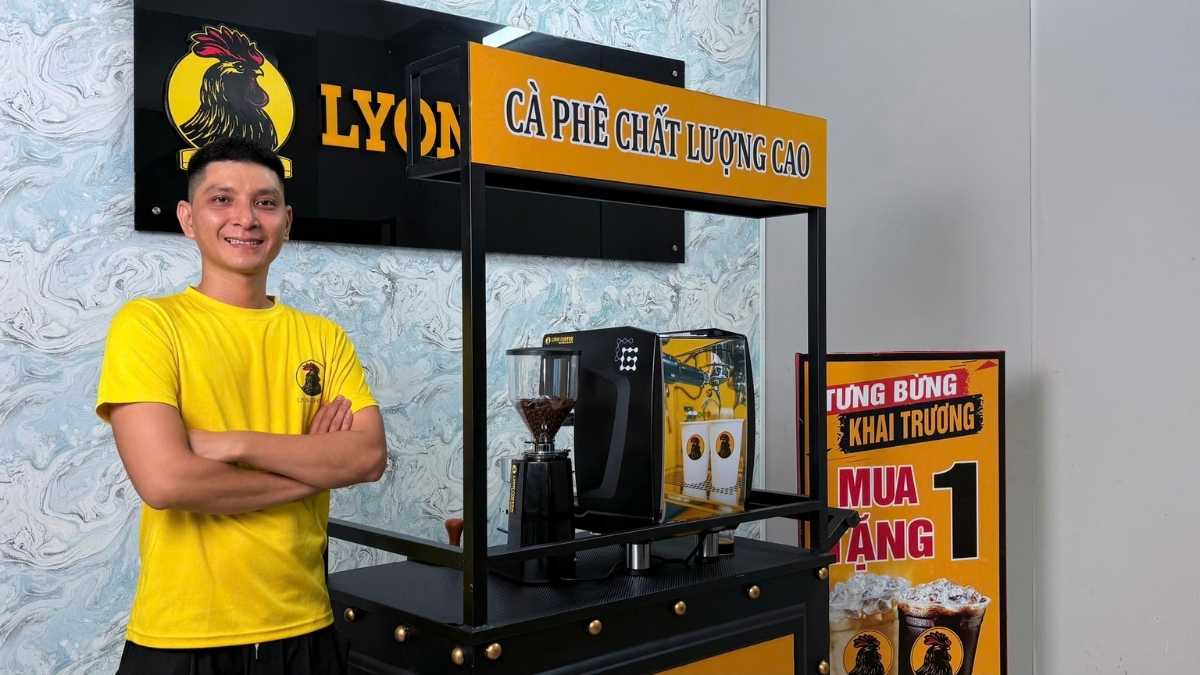 Phân tích lợi nhuận xe cà phê 25 triệu – lãi gộp 550 nghìn mỗi ngày.