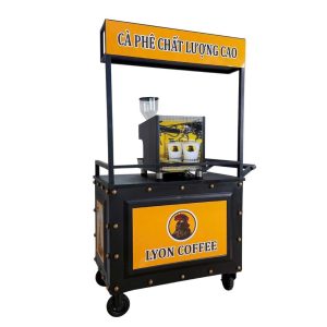 Combo xe cà phê 29 triệu Lyon Coffee – máy Lamvita Mio II tích hợp xay nhỏ gọn cho quán mini