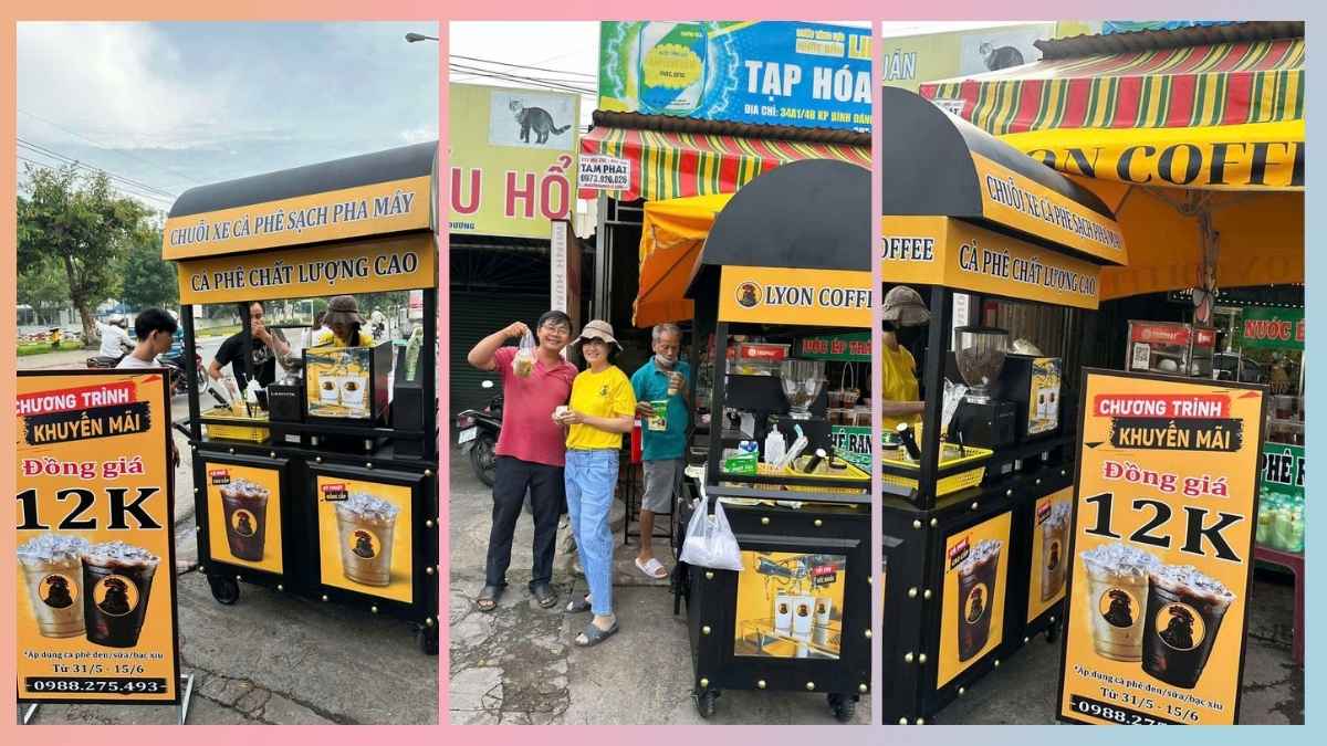 Xe cà phê Lamvita MX auto dosing phù hợp văn phòng và take-away.