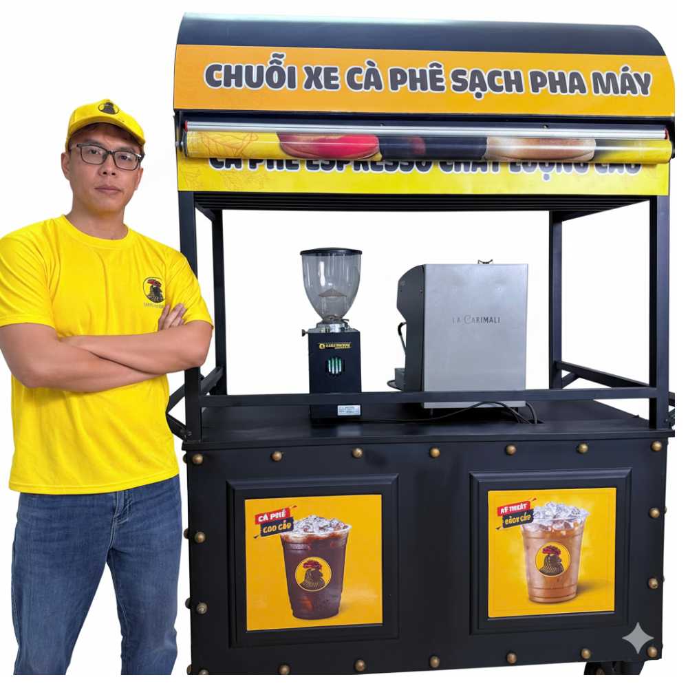 Combo xe cà phê 57 triệu – Dành cho quán nhỏ & vừa - Ảnh 4