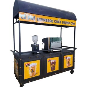 Combo xe cà phê 80 triệu Lyon Coffee – Carimali Pratica E2 2 group & Lamvita MX cho quán đông khách