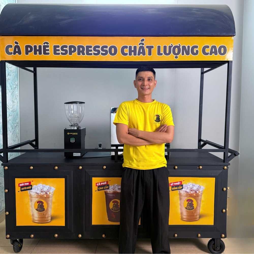 Combo xe cà phê 80 triệu – Mô hình quầy bar take away lớn - Ảnh 4