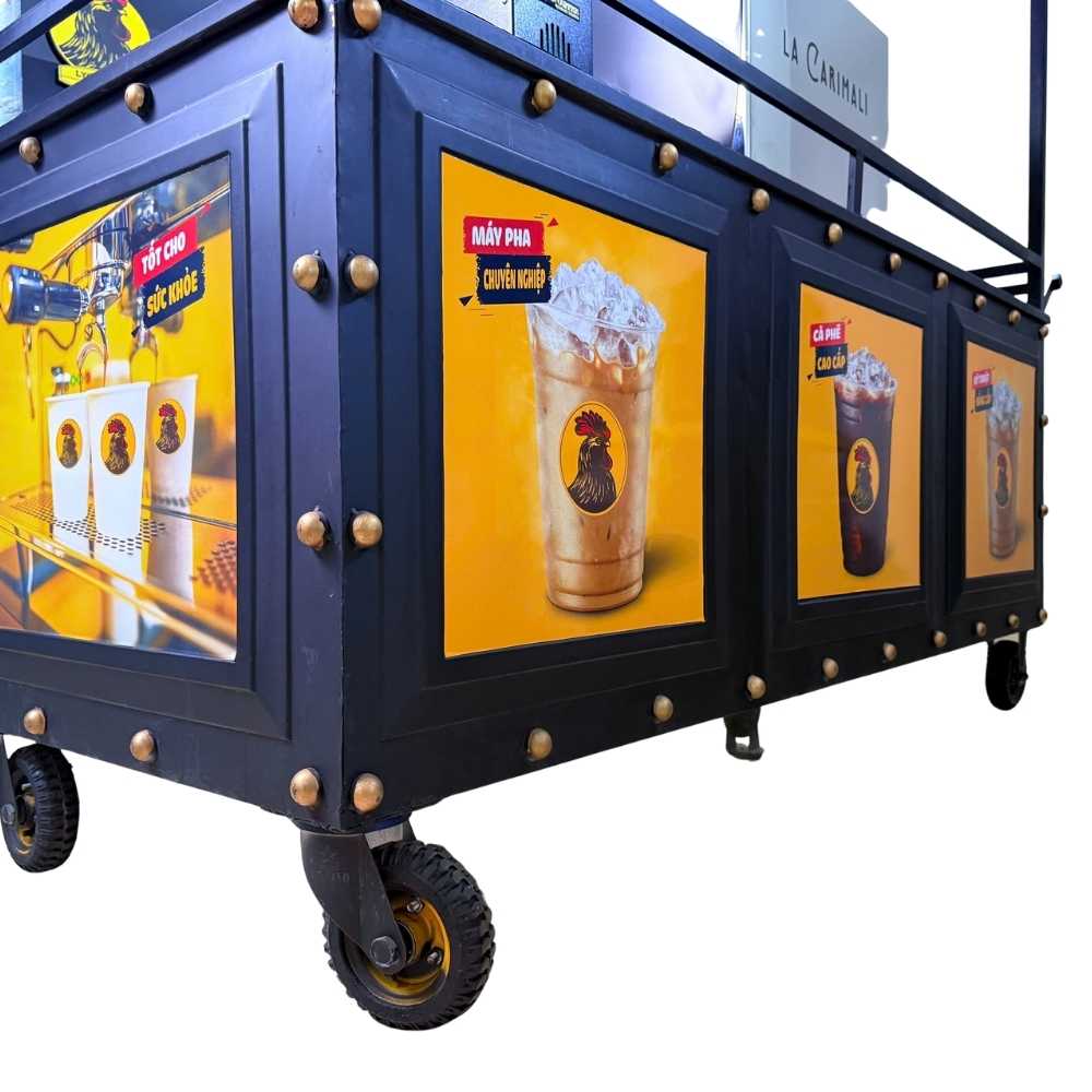 Combo xe cà phê 80 triệu – Mô hình quầy bar take away lớn - Ảnh 5