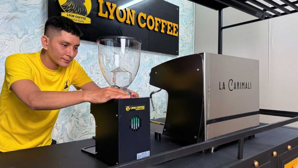 Lamvita MX auto dosing burr 64 mm – xay nhanh và mịn cho espresso.