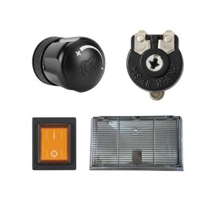 Công tắc, núm xoay, khay hứng nước máy pha cà phê Carimali