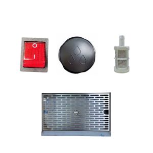 Công tắc, núm xoay, khay & lọc nước máy pha cà phê Lamvita