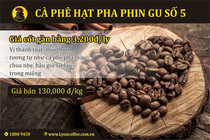 Cà phê sạch pha phin gu số 5- Cung cấp mua bán bỏ sỉ café bột hạt giá rẻ sỉ ở tại TPHCM Hà Nội Đà Nẵng