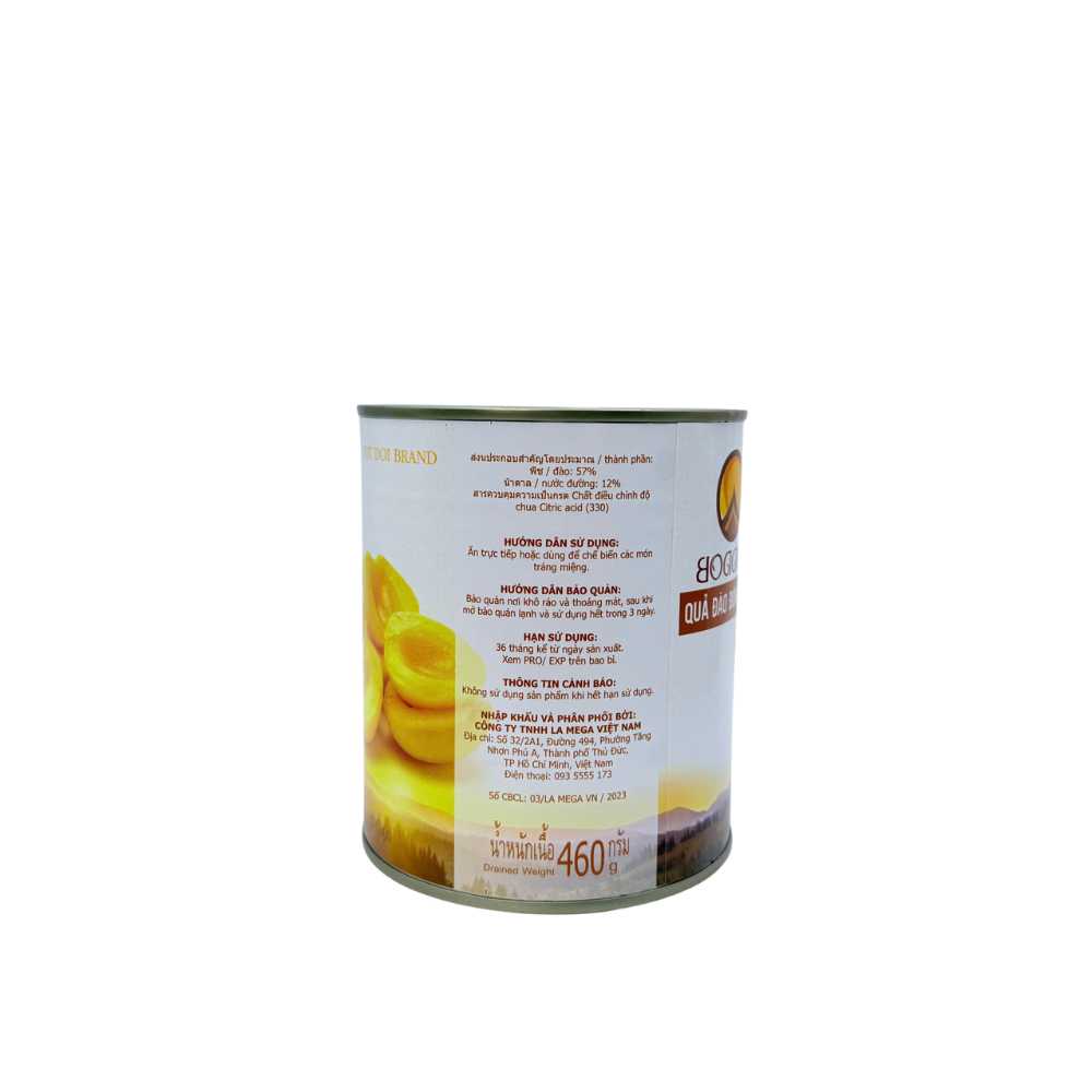 Đào ngâm Boddob Yot Doi 820g - Ảnh 5