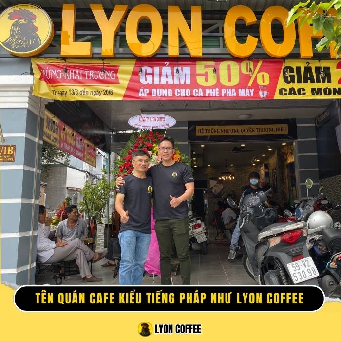 Cách đặt tên quán cafe kiểu tiếng Pháp