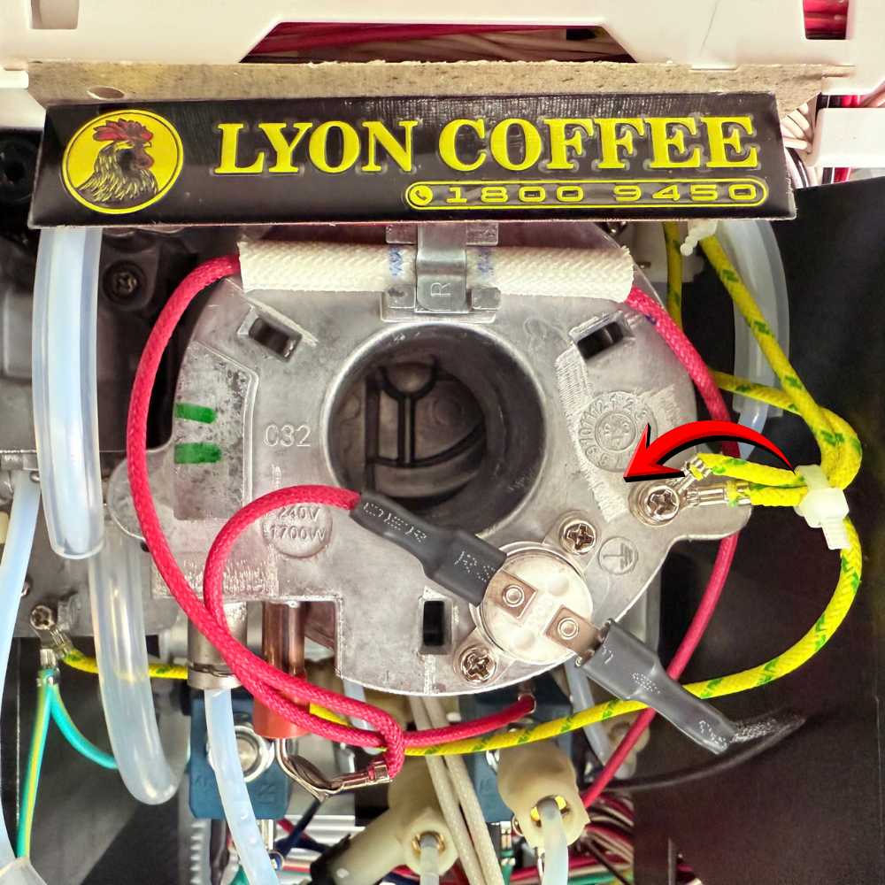 Khối thermoblock Breville 870 – gia nhiệt nhanh, ổn định cho espresso và hơi