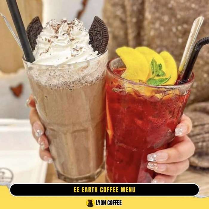 Hình ảnh menu thực đơn quán cafe EE Earth Coffee