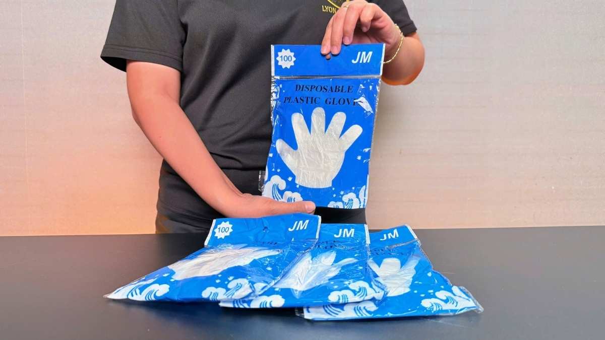 Bao tay nilon dùng 1 lần HDPE, tiện lợi cho quán cà phê và gia đình