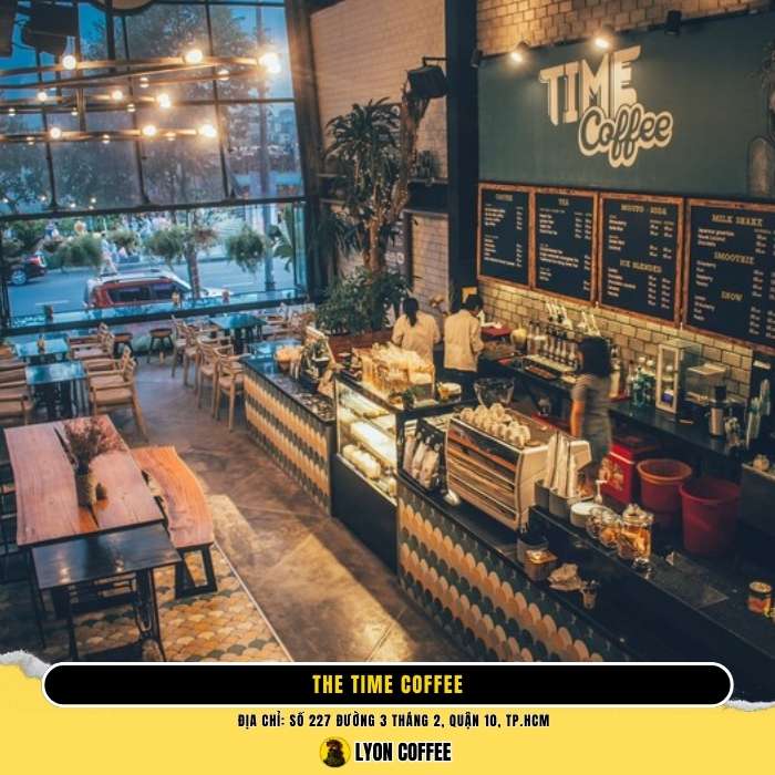 The Time Coffee - Top 11 quán Garage Cafe tại Sài Gòn 