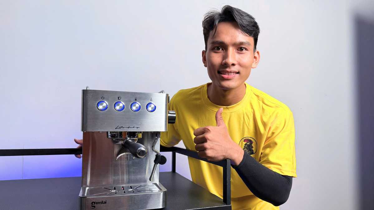 Máy pha cà phê Gemilai CRM 3005E cũ