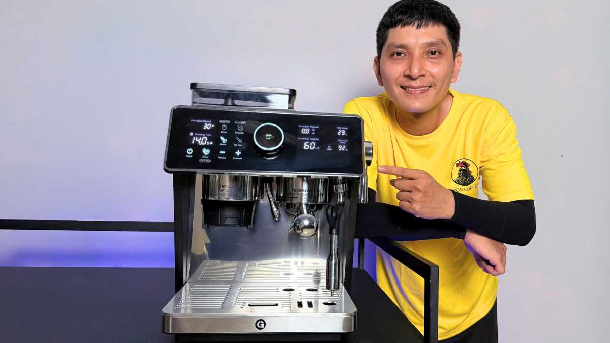 Máy pha cà phê Gemilai S-3200B cũ