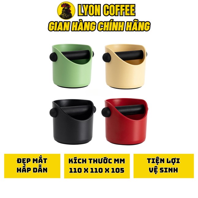 Thông tin sản phẩm hộp đập bã cà phê Espresso chống trượt