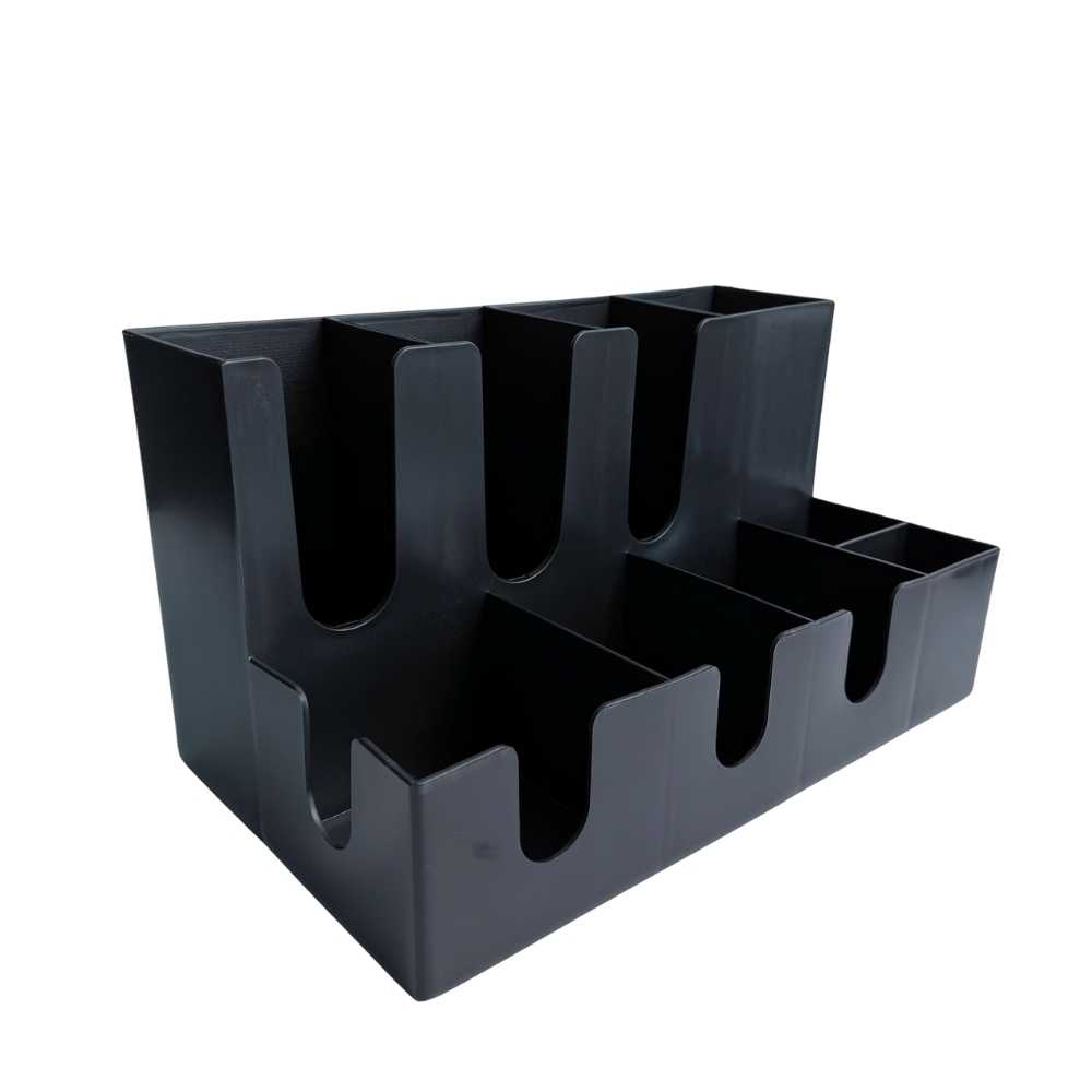 kệ nhựa 2 tầng 9 ngăn đựng ly cốc