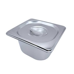Khay GN inox 304 kèm nắp