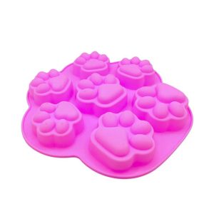 Khuôn silicon chân mèo 7 ô