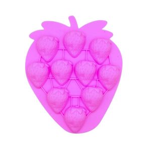 Khuôn silicon dâu tây 10 ô