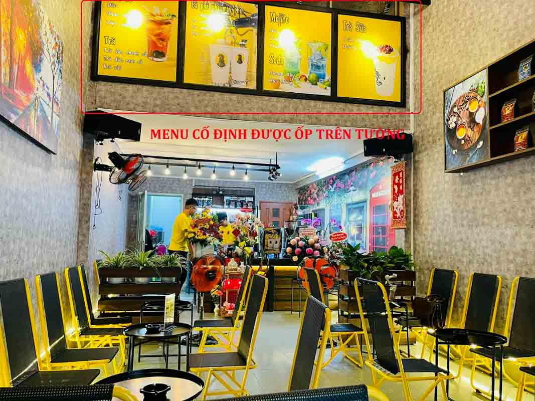 Mua sắm thiết bị và nguyên liệu quán cafe