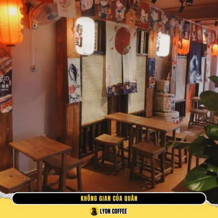 Không gian của quán Kitsune Cafe ở Đà Nẵng