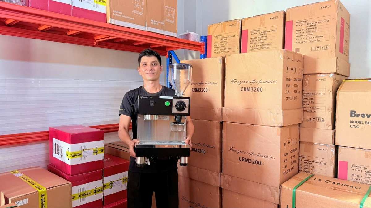 phản hồi chủ quán nhỏ về Lamvita Eco II espresso ổn định