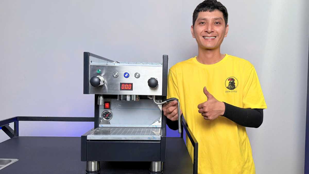 máy pha cà phê Lamvita SteamX cũ 1 group đánh sữa mạnh mẽ