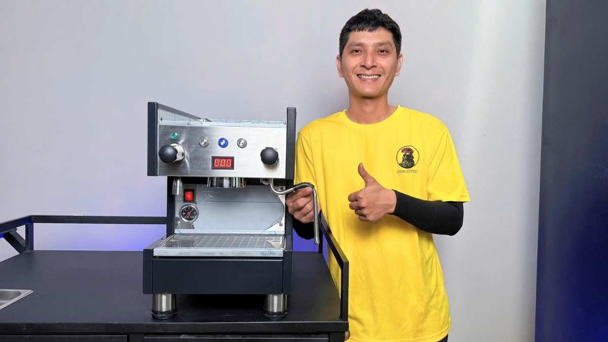 máy pha cà phê Lamvita SteamX 1 group cho quán vừa và nhỏ