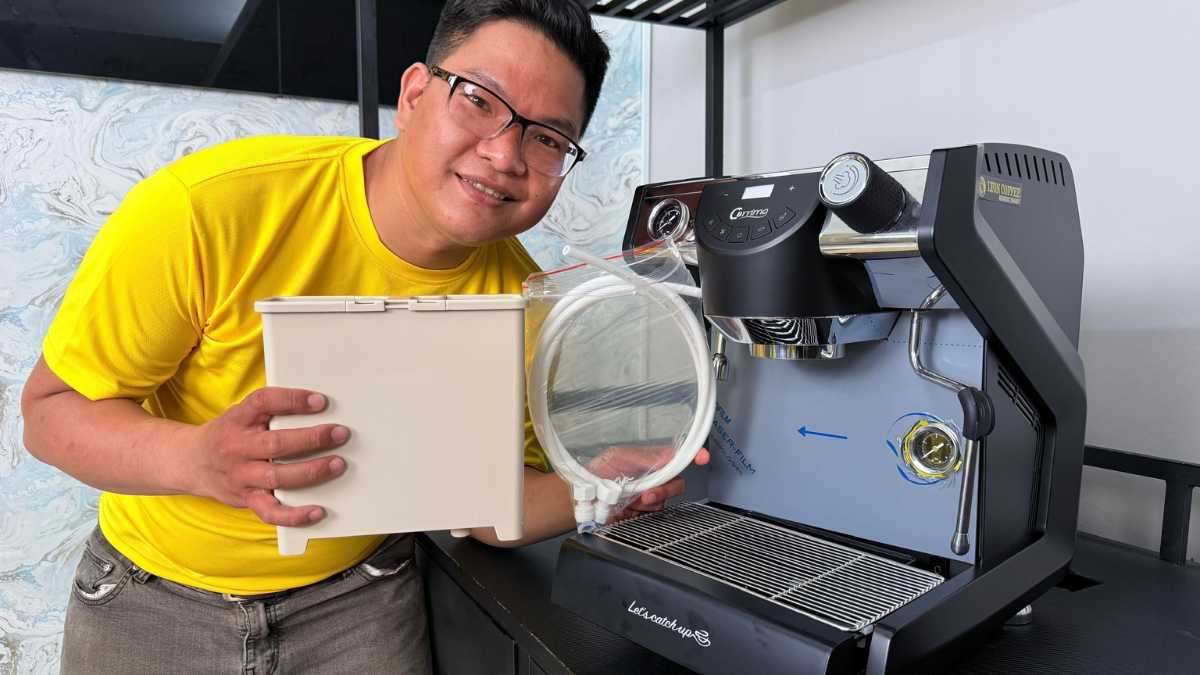 Bình chứa nước máy pha Gemilai 3149 với ron chống rò nước