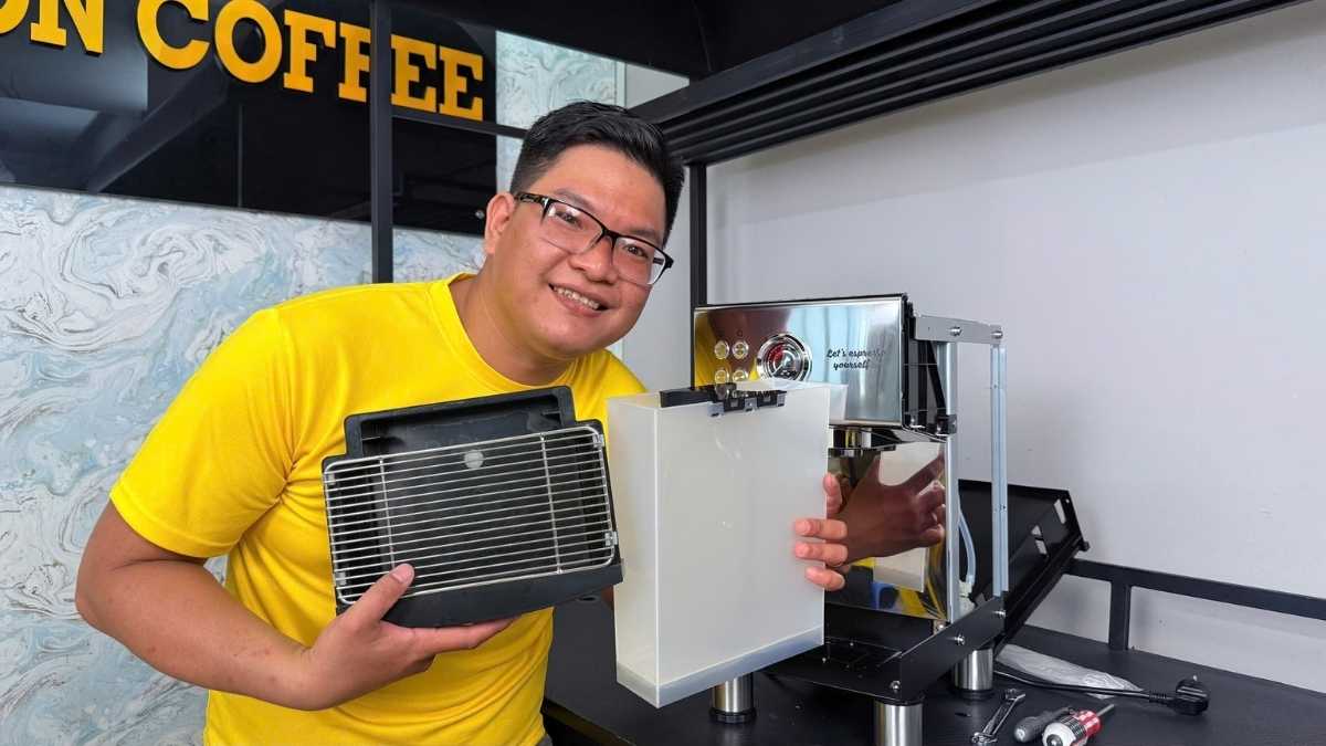 Drip Tray Gemilai CRM 3200B Lite gom nước dư sau chiết xuất espresso