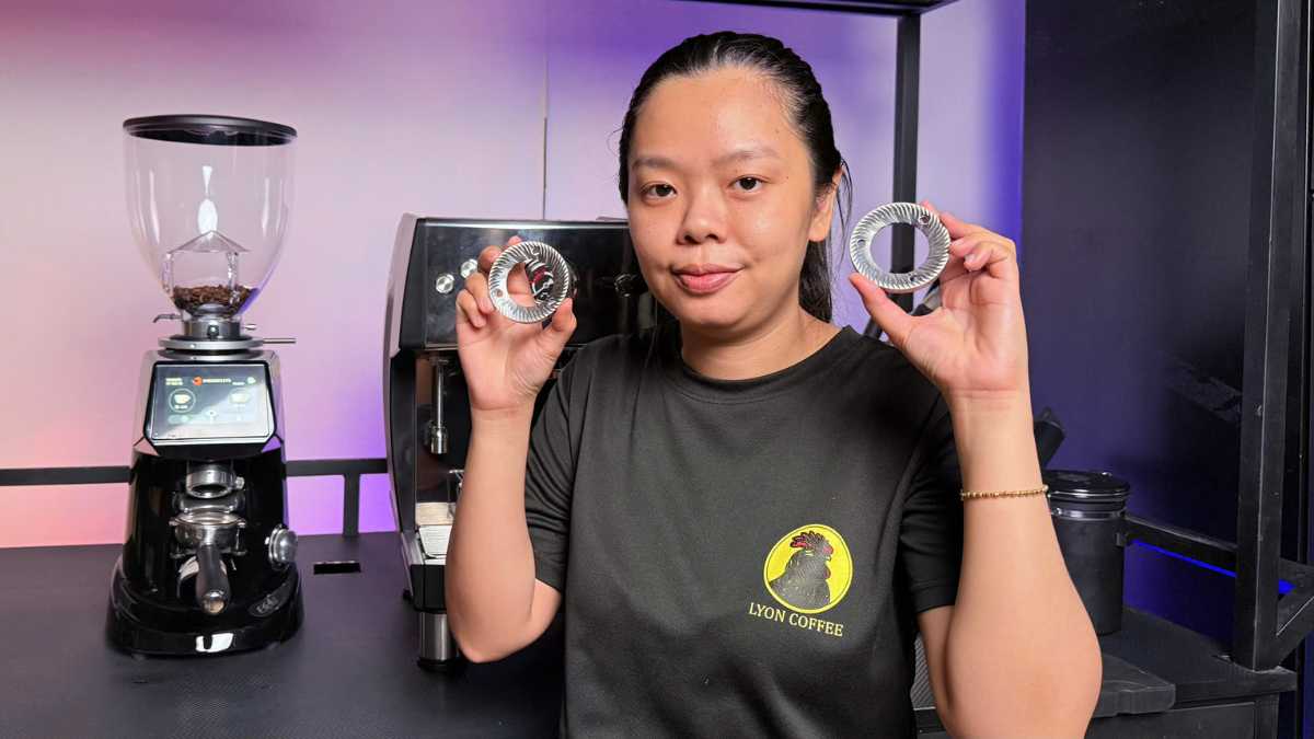 So sánh rãnh cắt lưỡi dao máy xay cà phê Fiorenzato và burr 64mm phổ thông