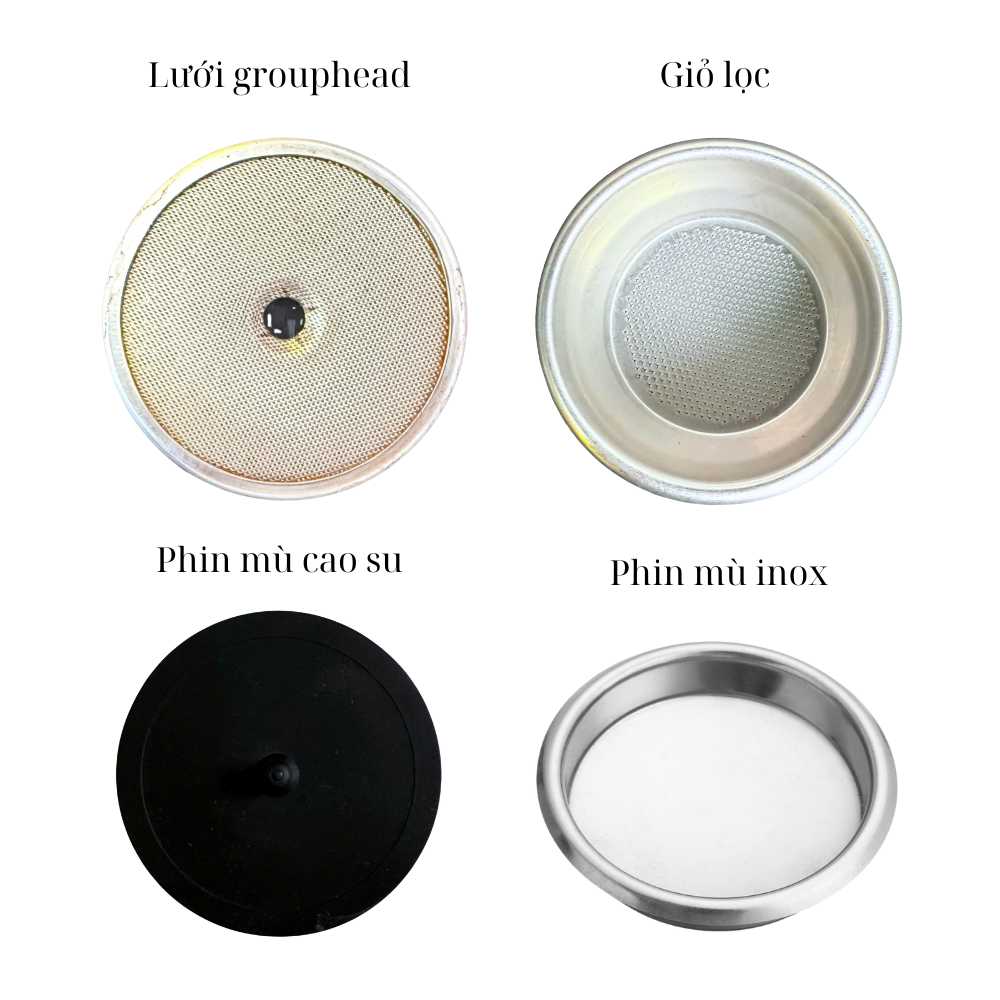 Lưới group & filter máy pha cà phê Gemilai chính hãng 2025 - Ảnh 2