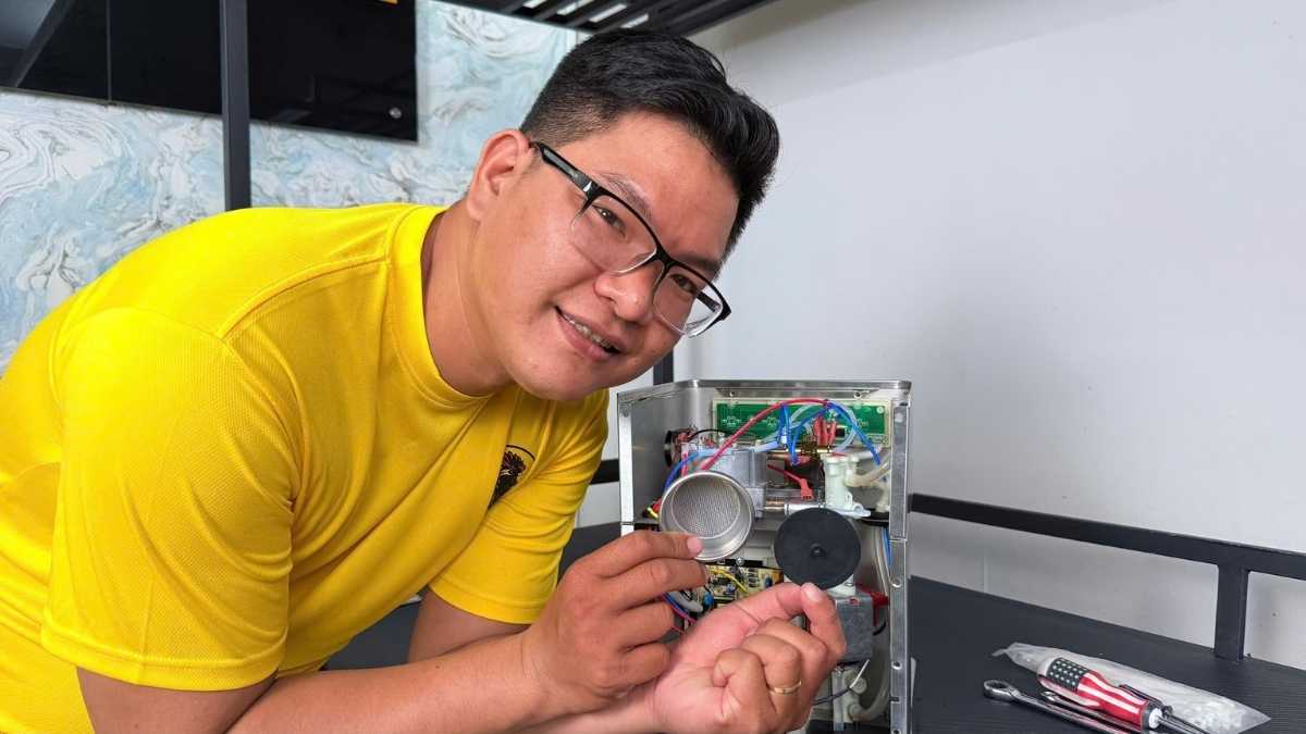 Lưới group & filter máy pha cà phê Gemilai giúp chiết xuất espresso ổn định