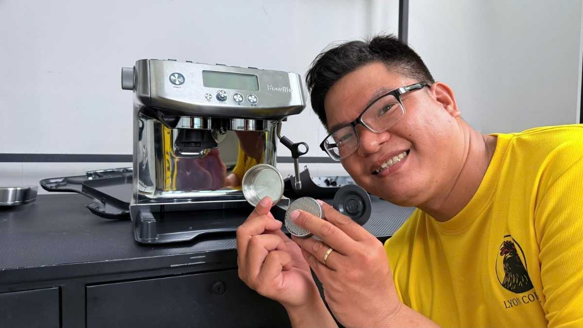 Lưới group, giỏ lọc & filter mù Breville Inox 304 – chuẩn LFGB & CE