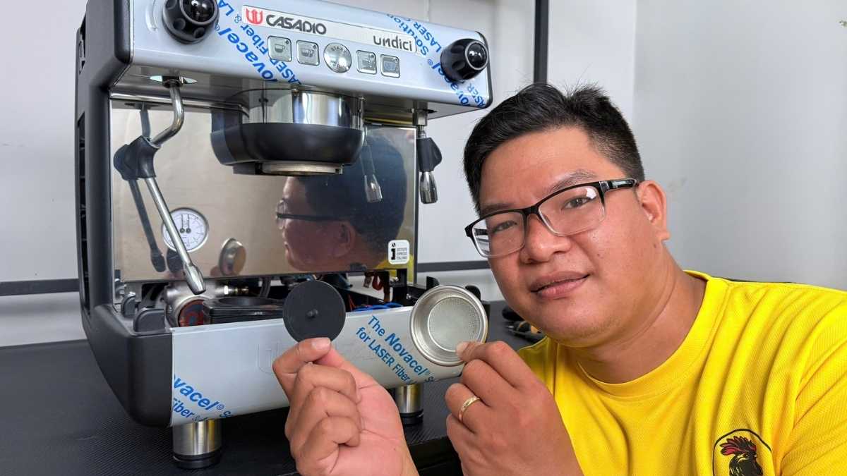 Lưới group và filter Casadio giúp ổn định áp suất và tăng chất lượng espresso