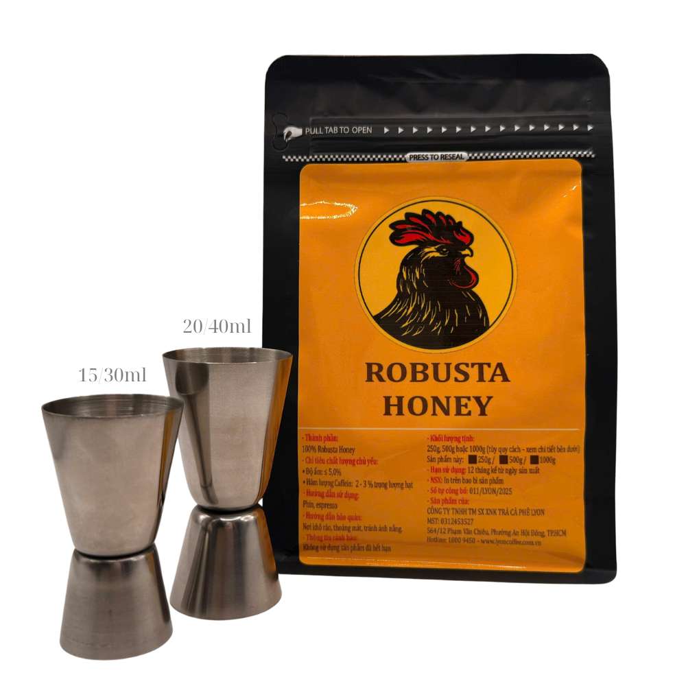 Ly đong định lượng 2 đầu