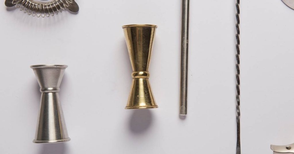 Jigger ly đong đôi inox nhựa chính xác