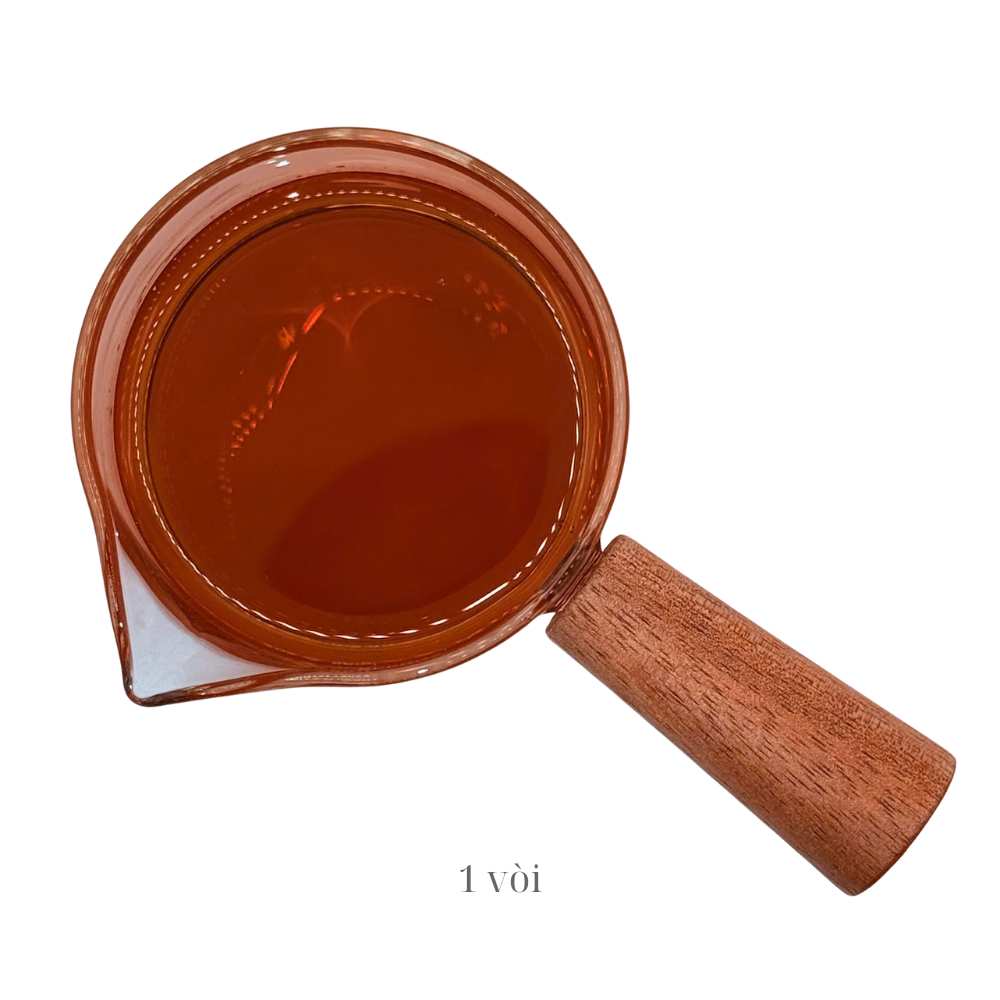 Ly đong espresso bằng thuỷ tinh cán gỗ - Ảnh 2