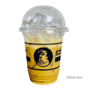 Ly nhựa 360ml màu đen