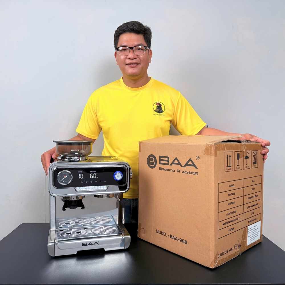 Máy pha cà phê BAA 969 - Giá tốt nhất cho quán nhỏ - Ảnh 13