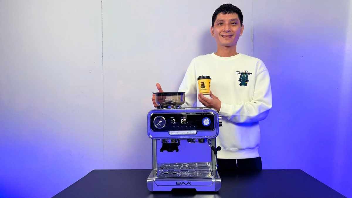 Khách hàng đánh giá máy pha cà phê BAA 969 tiện lợi cho quán nhỏ