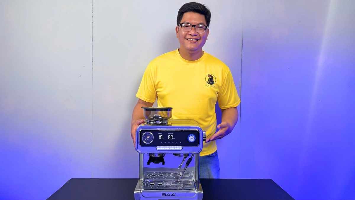 Máy pha cà phê BAA 969 cho quán nhỏ và văn phòng