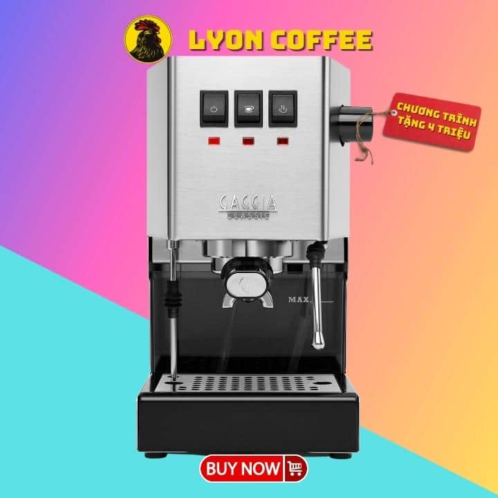 máy pha cà phê Ý chuyên nghiệp giá rẻ nhập khẩu chính hãng