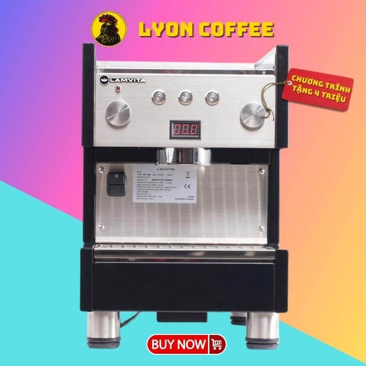 Bán máy pha cafe hạt chuyên nghiệp Lamvita giá rẻ cho quán cà phê