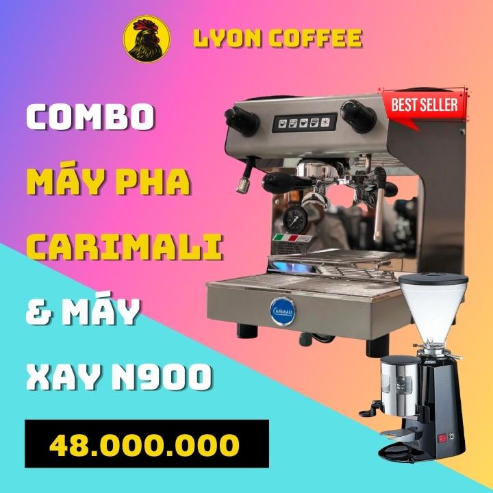 Giá mua combo máy pha cà phê Carimali Pratica E1 1 group