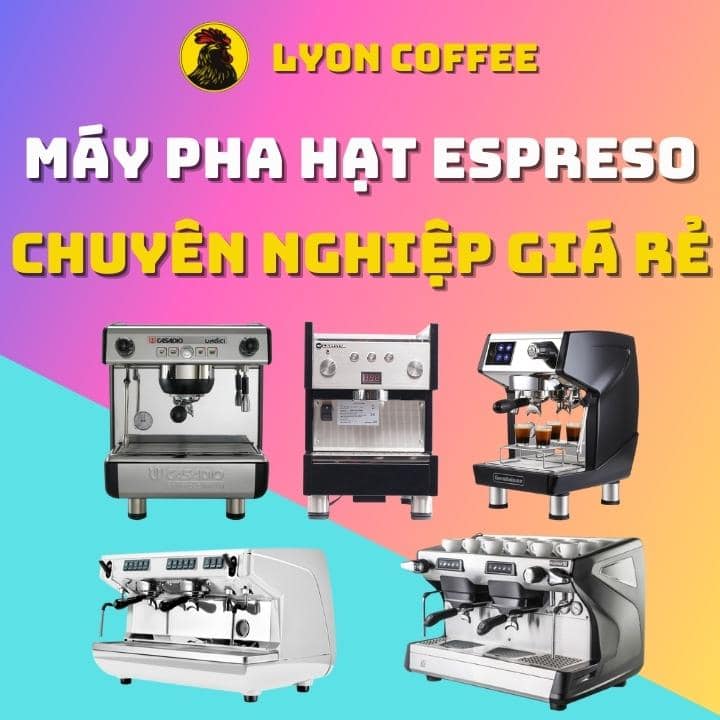 Máy pha cà phê hạt espresso chuyên nghiệp công suất lớnmua giá rẻ tốt nhất năm 2022